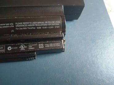 Laptop Batteries: Lenovo T400 R400 T61 R61 42T4677 42T5263 baterija Neispravna Imam — 2