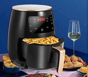 aparat za šećernu vunu: SILVER CREST friteza od 6L -Snaga - 2400 W -Kapacitet -6L -LCD — 1