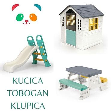 DOLU SET – Tobogan, Kućica i Klupa 🎉 Dolu set za igru koji uključuje