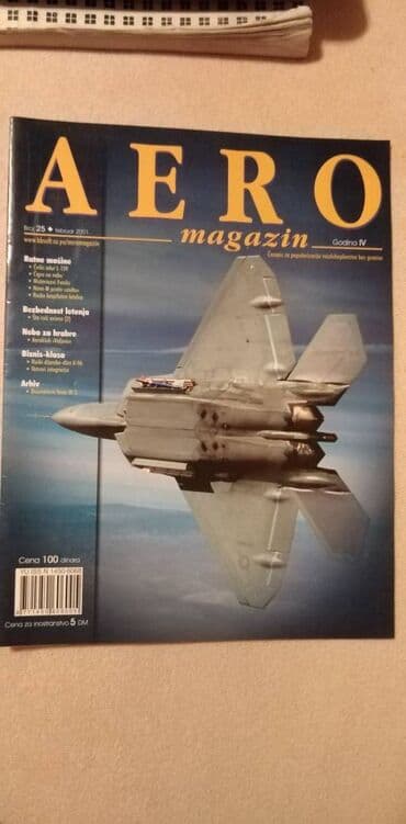 legendarni automobili broj 8: Časopisi Aero magazin br.10,11,13,25,45 i 48,ocuvani,cena za kom — 6