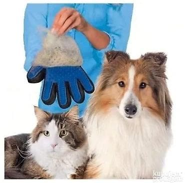 mačke iz bačke: True Touch petoprsta rukavica za uklanjanje otpale dlake (deshedding — 4