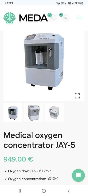 medicinski nameštaj: Koncentrator kiseonika. Prodajem koncentrator kiseonika ima samo 157 — 9