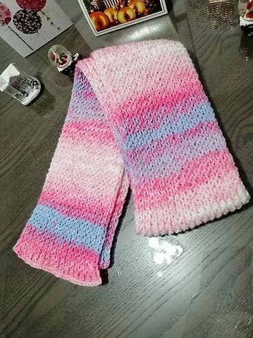 Ručno pleteni šal, nov, 170x16 cm na lalafo.rs Ručno pleteni šal, nov, 170x16 cm