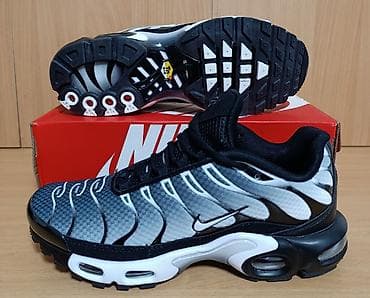 cipele svecane: Nike Air patike u atraktivnoj sivo-crno-beloj kombinaciji, sa — 6