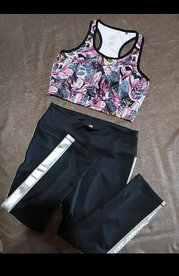 H&M SPORT ženski set za vežbanje – top i helanke - Brend: H&M