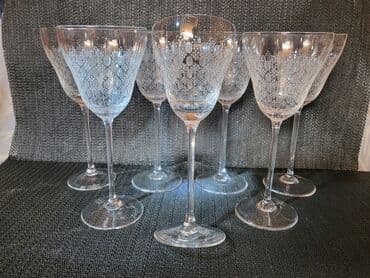 swarovski case za vino cena: Case Rosenthal kristal za vino,rucni rad 70te.godine Nemacka. Case — 10