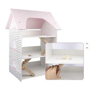 puska za decu igracka: 06. 🏡✨ DRVENA KUĆICA ZA LUTKE – VILA SA NAMEŠTAJEM 💖👧 🎀 Poklon koji — 2