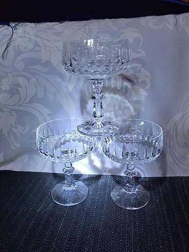 srebrna kasika za bebe: Case kristal,rucna obrada za vino Zwiesel iz 80,90ih Nemacka. Case — 5