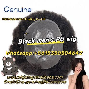 la force obuca: Wigs For Men V-loop Pu Men Toupee whatsapp — 1