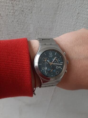 Jewellery: Swotch ispravan sat sat je original sviss made ima jednu linijicu sa — 6
