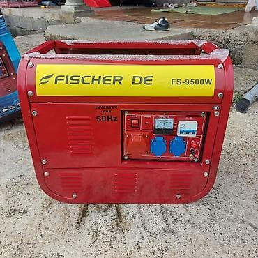 FISHER GERMANY FS 9500W 9.5KW Benzinac 6L-12H 2 Monofazne