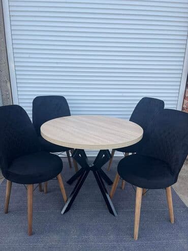 Sets of table and chairs: 🌟🌟akcijska cena 🌟🌟 cena okruglog seta 270€ u set spadaju 4 stolice i — 3