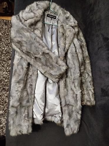 teranova jakne: WAREHOUSE ženski kaput od veštačkog krzna - Model: kratki/medenjak — 1