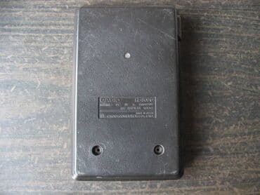 solarni radio: Casio electronic calculator HL-809 Sa početka 80-ih. Dugo stoji — 6