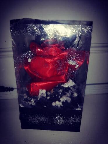 abc prasak za ves: Ruza saten rucni rad idealan poklon za 8 mart 1 na stanju 500 din — 1