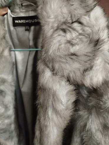 teranova jakne: WAREHOUSE ženski kaput od veštačkog krzna - Model: kratki/medenjak — 2