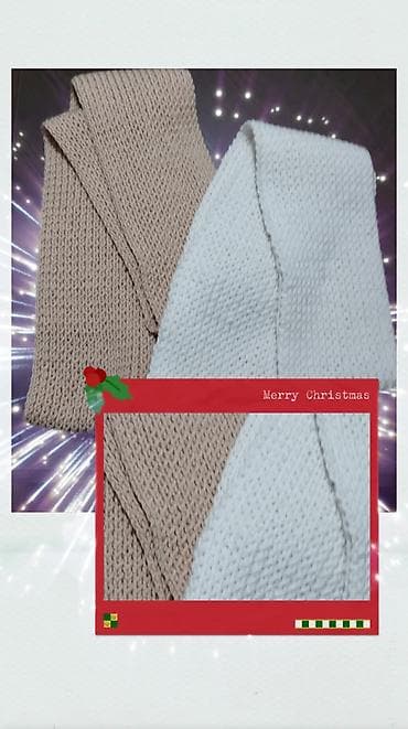 torbe za put: Šalovi novi 2 kom za 1500din, ručno pleteni, dupli. 200x20cm. Može i — 6