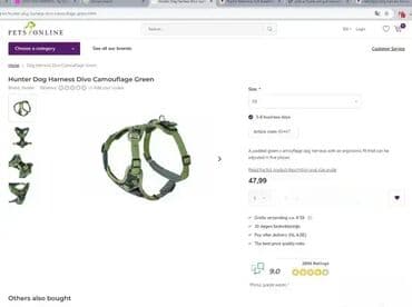 profesionalne cetke za pse: *** AKCIJA *** #2156 Kvalitetni am za pse DIVO DOG HARNESS - By — 3