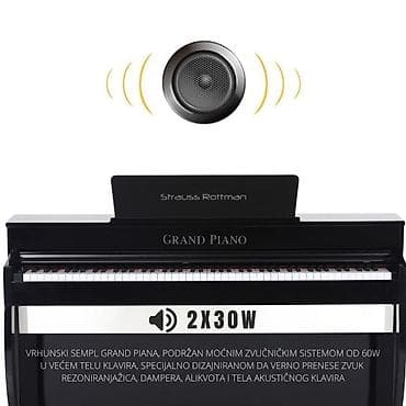 klavijature prodaja: 100% Nov i neraspakovan u kutiji. Strauss Rottman Grand Piano – — 8
