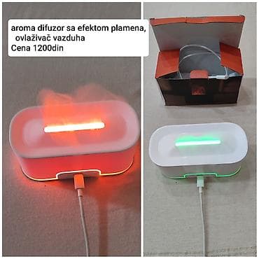 multimedia za golf 5: Aroma difuzor i ovlaživač vazduha sa efektom plamena - 2-u-1 uređaj — 4