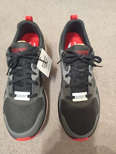 crne lakovane salonke: Skechers GOwalk Workout Walker muške patike za hodanje - Model — 2