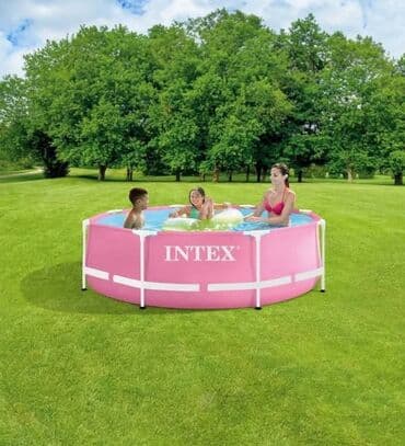 💦💦💦 Bazen INTEX "Metal Frame" 244 x 76 Pink NOVO! 10.990 din Bazen