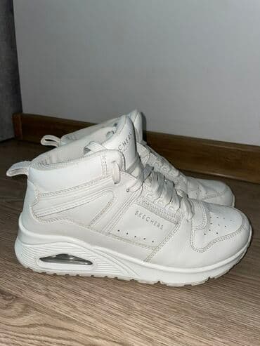 skechers decije patike svetlece: Skechers patike – visoki model, bela boja - Brend: Skechers (logotip — 2