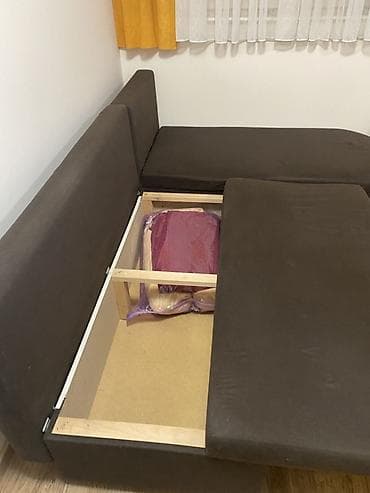 polovne kožne garniture: Ugaona garnitura na razvlačenje sa kutijom za odlaganje - Model — 3