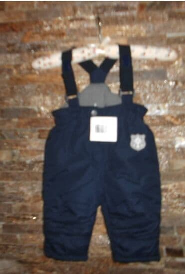 srebrne pantalone: Ski pantalone vel. 68 novo ( do 6 meseci) — 3