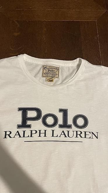 ralph lauren torba: Men's T-shirt Ralph Lauren, bоја - Bela — 2