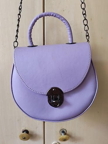 armani ranac: Mala ženska torbica preko ramena u pastelno-ljubičastoj (lavanda) — 1