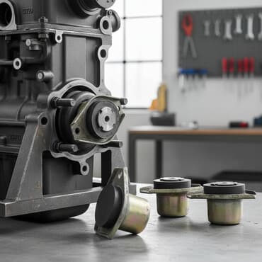 Gumeno-metalni nosač motora za Hitachi, Kubota, Yanmar, Deutz