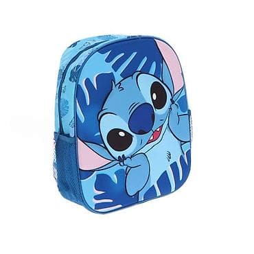 Dečji ranac – Stitch motiv - Dizajn: jarke plave nijanse sa velikim