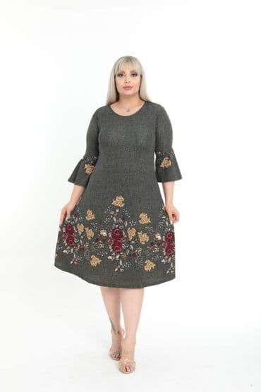 haljine elegantne do kolena: Xl do 4xl
3000 — 1