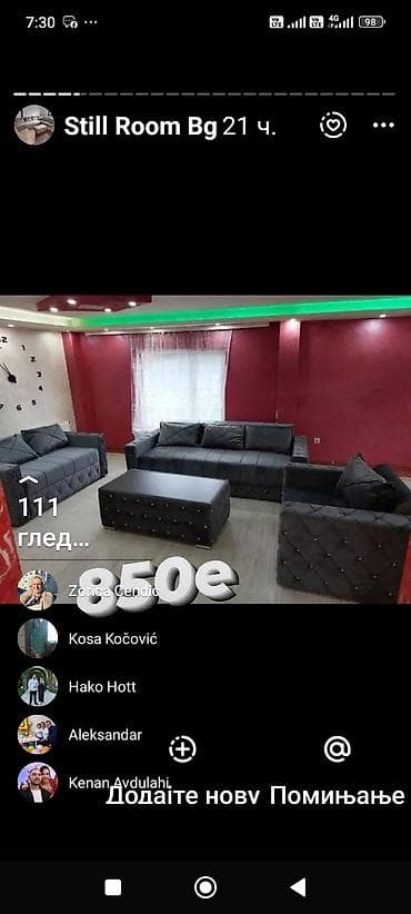 Nareznice: Garniture za dnevnu sobu – više modela - Trosed + dvosed + fotelja — 6