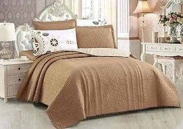 parket cene: Prekrivač za krevet sa jastučnicama – elegantni pikovani set - Tip — 6
