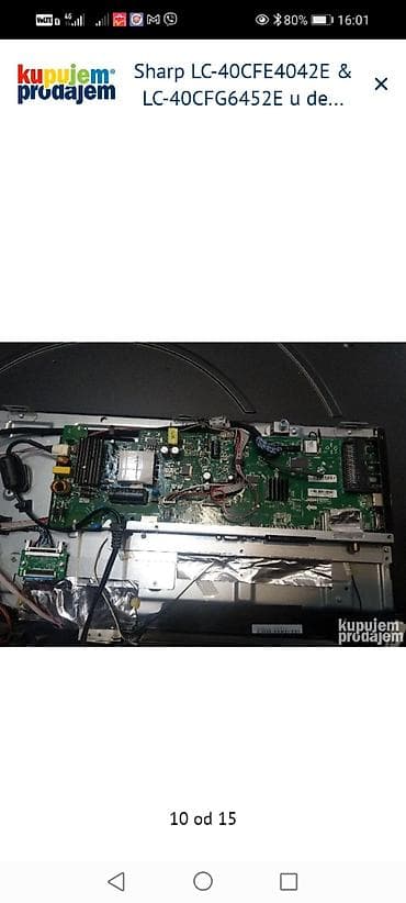 price sa zvucnikom: Sharp LCD televizor, modeli LC-40CFE4042E i LC-40CFG6452E - Ekran: 40 — 3