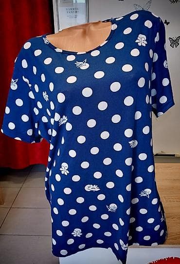 helanke l: Ženske bluze pamuk likra elastin Vel. M. L. Xl. 2xl. 3xl. 4xl Cena — 6