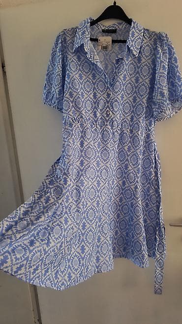 waikiki obuća: Plava haljina LCW Maternity - Model: košulja-haljina sa kragnom i — 3