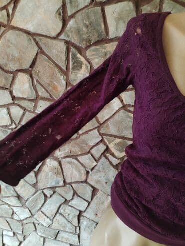 svecane bluze od satena: H&M bluza cipka vel S — 5