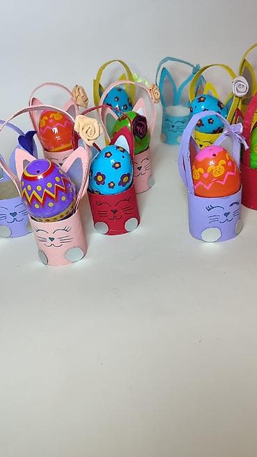 Ručno pravljeni uskršnji držači za jaja u obliku zeka - Kreativni