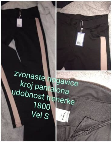Women's Clothing: Ženske trenerke/donji deo – više modela i boja 1) Klasične crne — 3
