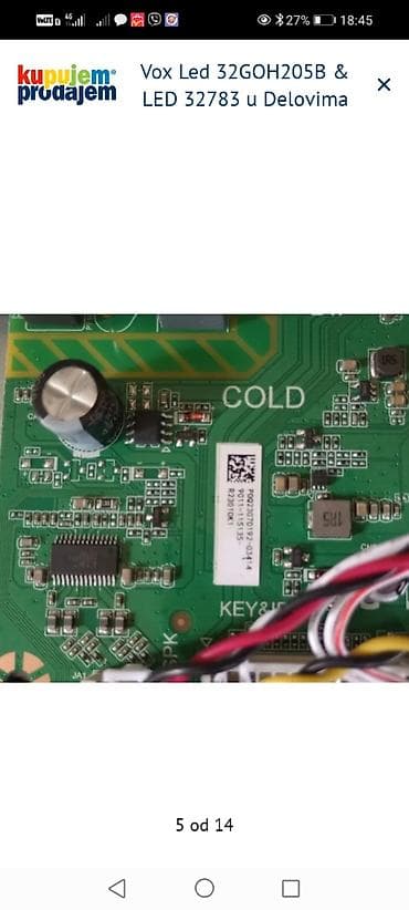 lidl aparat za espreso: Vox LED televizori za delove – modeli LED 32GOH205B i LED 32783 — 6