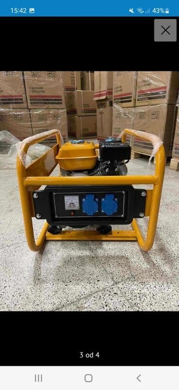 parkside punjac za akumulator: 3.8kw
Benzin
Ima 2 monofazne uticnice, pali na kanap.Cena 260e A.R — 4