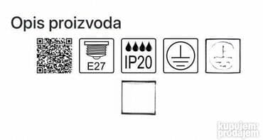 plafonski lusteri: Visilica, bоја - Crna, Novo — 2