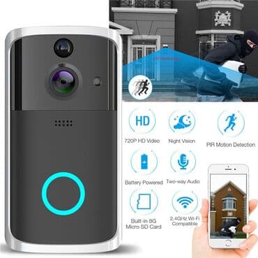 mini ruter za internet: Wifi smart kućno zvono sa kamerom Potpuno novo Smart, Wirelles zvono — 1