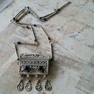 srebro pančevo: Originalna tribal ogrlica iz Maroka Berberski rad Legura — 2