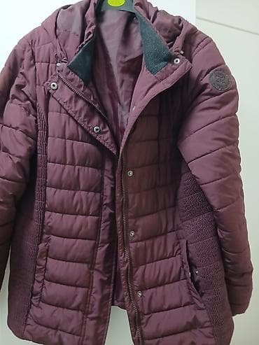 Kancelarijski nameštaj: Ženska zimska jakna, boja bordo/šljiva. Kroj do kukova, prošivena za — 2