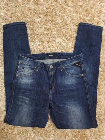 Women's Sweatshirts: Original REPLAY farmerke – tamno plavi denim sa prijatnim izbledelim — 4