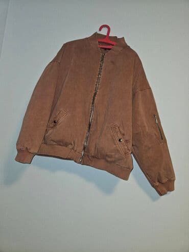 Suknje: Ženska bomber jakna XL-XXL u boji terakote dužina 66 cm po.pazuh pazh — 4